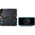 Liquid Blue Yin Yang Music Skulls Nintendo 2DS XL (2017) Skin